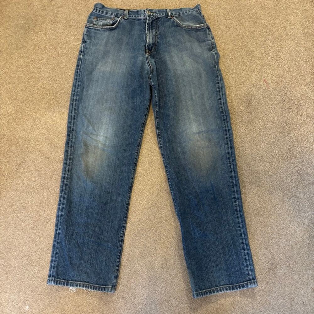 Lucky Brand Jeans 33 Dungarees Straight Leg Denim USA Made